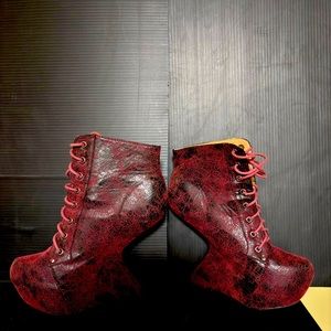 Unique shoe republic LA heels size 6 1/2 only worn once like new condition